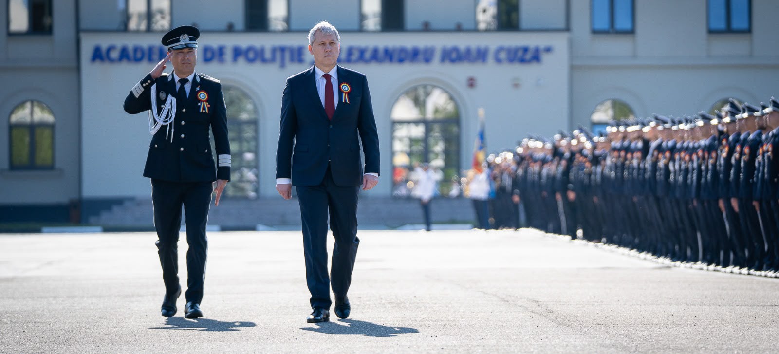 Participarea Viceprim-ministrului, ministrul Afacerilor Interne, Cătălin Predoiu, la ceremonia de absolvire a Promoției „Constantin Brâncuși” a Academiei de Poliție „Alexandru Ioan Cuza”